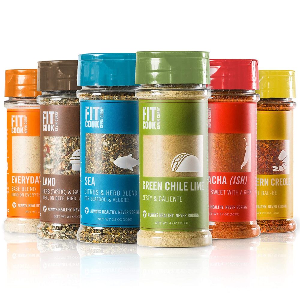 The Fit Cook Spice and Seasoning Set: Gluten & Grain Free, Vegan