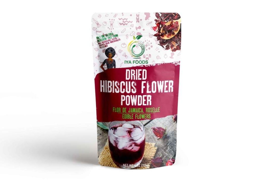 Hibiscus Flower Powder 4-8 oz Pack, Gluten Free, Kosher