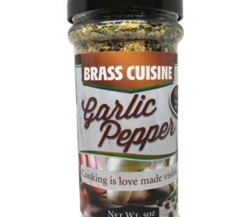 Brass Cuisine Garlic Pepper Seasoning
