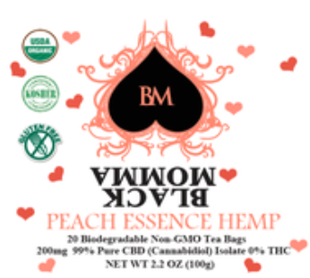 PEACH ESSENCE HEMP ORGANIC TEA