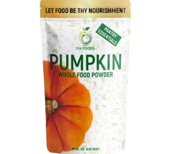 Pumpkin Whole Food Powder 1LB, Real Ingredient