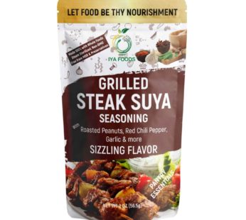 Grilled Steak Suya With Roasted Peanuts 2-5 oz Pack, No MSG, No Preservatives