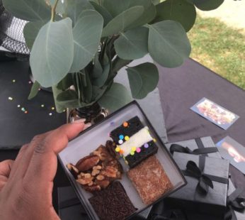 Sample box of blondies