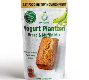 Yogurt Plantain Bread & Muffin Baking Mix 1lb Pack