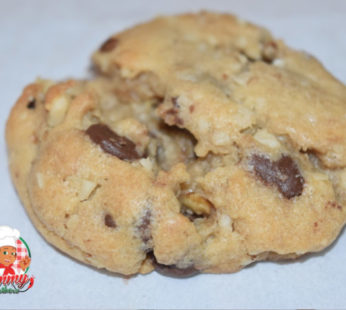 Vegan Chocolate Chip Walnut Cookies