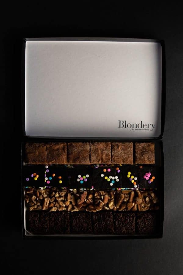 Birthday cake variety box of blondies