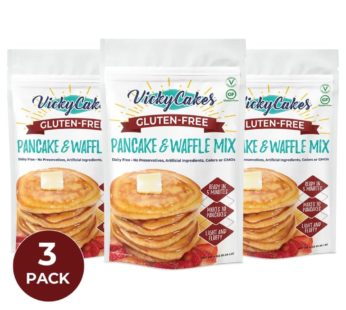 Original Gluten Free Vegan Friendly Dairy Free Pancake and Waffle Mix Bundle – Pack of 3