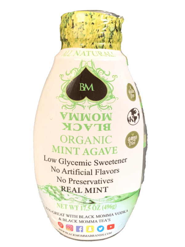 BLACK MOMMA ORGANIC MINT AGAVE VEGAN, KOSHER - 18 OZ