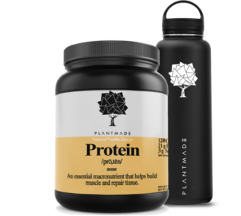 Plantmade Protein: Natural Vanilla Flavor + 40oz Eco Bottle Bundle
