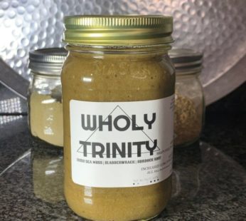 WholyTrinity | Sea Moss Gel, Bladderwrack, Burdock Root 16oz